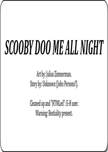 Scooby Doo Me All Night